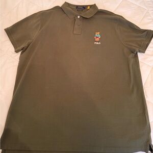 Army green POLO RALP LAUREN SHIRT XXL